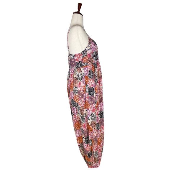 By Anthropologie Lounge Around Multicolor Print Jumpsuit   Size: L - Picture 4 of 6